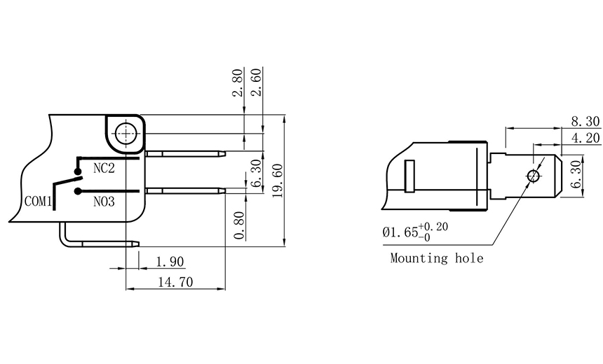 micro plunger switch