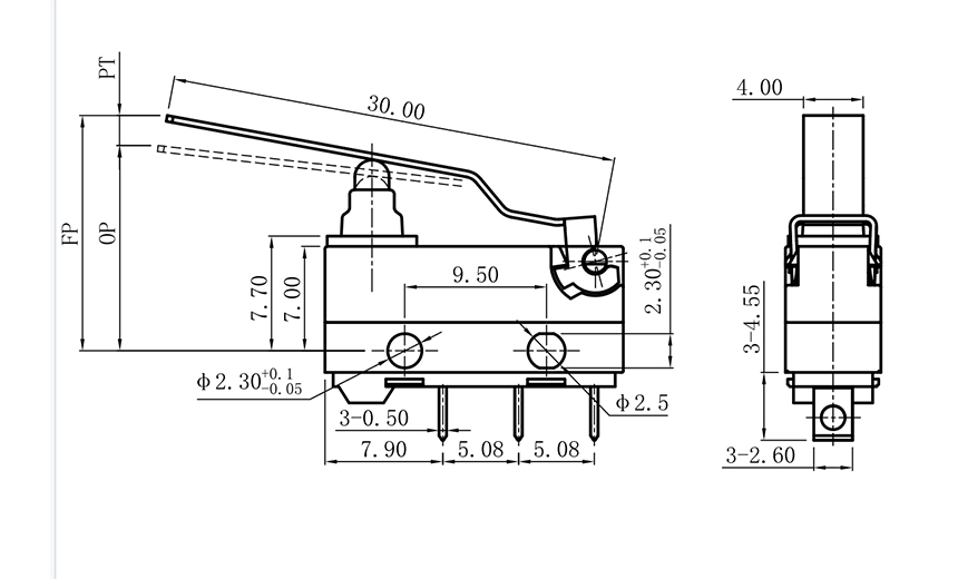 micro miniature push button switch 2