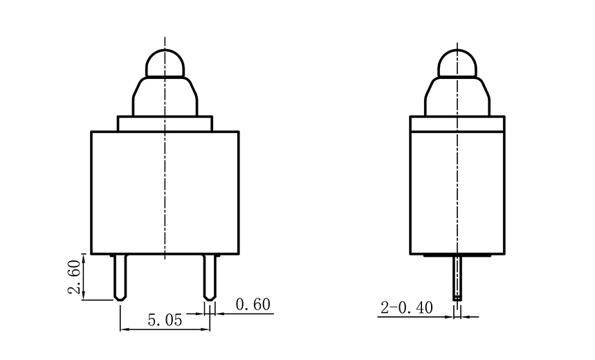 micro switch without lever 2