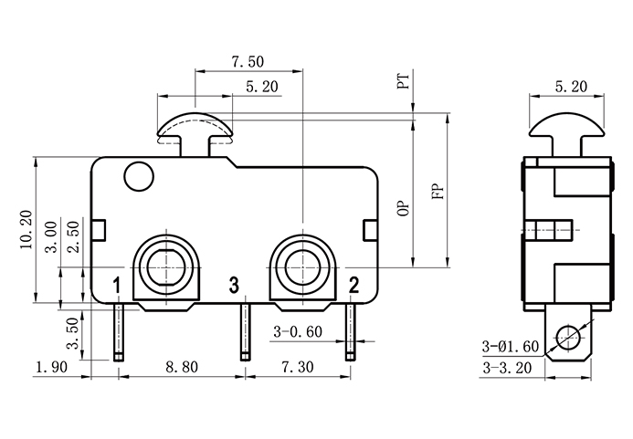 tiny micro switch